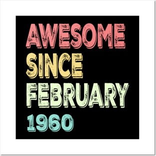 Awesome since February 1960 Posters and Art